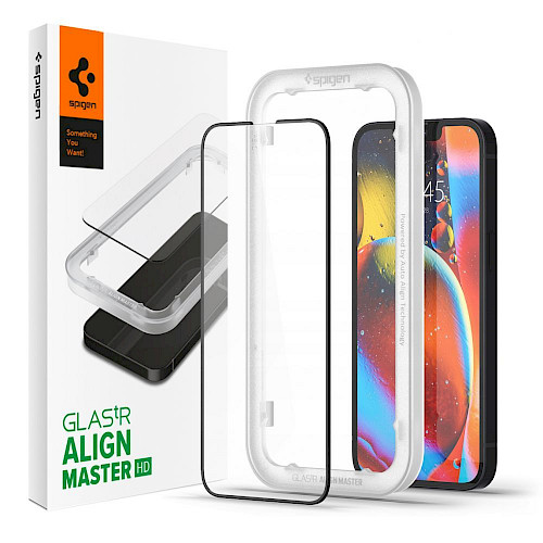 SPIGEN 9H Zaštitno staklo ALIGNmaster™ od ruba do ruba za iPhone 13/13 Pro AGL03725