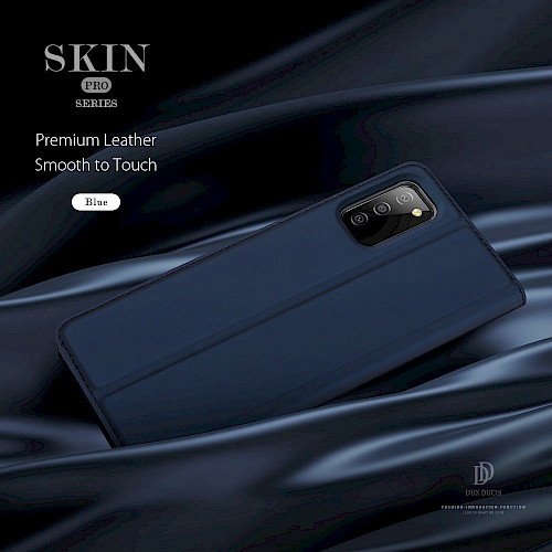 Premium DuxDucis® Skinpro Preklopna futrola za Samsung A03s Plava
