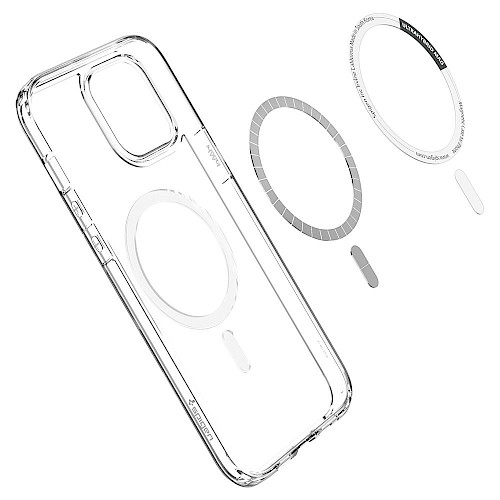 Spigen iPhone 12/12 Pro Case MAG Ultra Hybrid White ACS02625