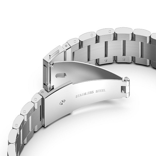 Tech-Protect® Stainless Remen za Samsung Galaxy Watch 4 (40/42/44/46mm) Crni