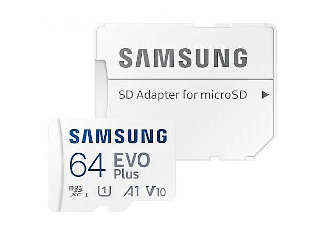 Micro SD Memorijska Kartica 64GB Samsung® MB-MC64KA/EU EVO Plus 2021 Class 10
