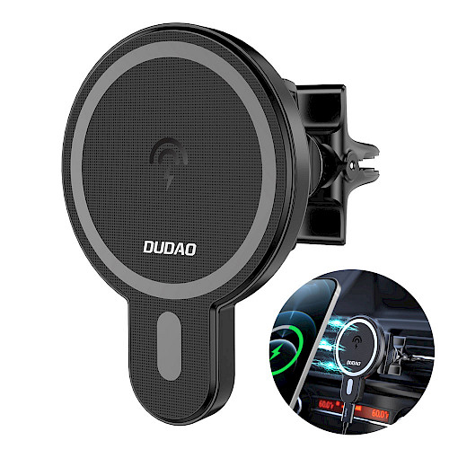 DUDAO® F13 Magnetni MagSafe auto stalak s bežičnim punjenjem 15W za ventilaciju