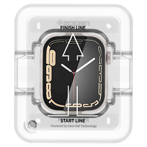 SPIGEN PRO Flex™ 8H ”EZ FIT” Zaštitno staklo za ekran za Apple Watch 7 (45MM) AFL04051 - 2kom