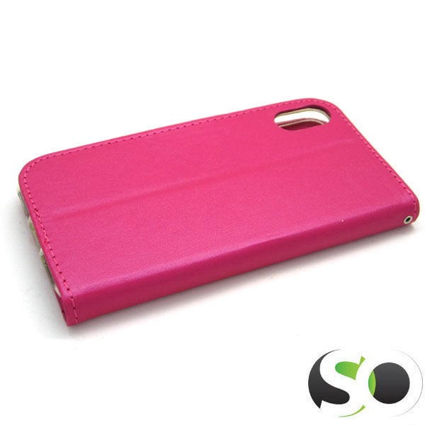 Preklopna futrola za iPhone X/Xs Hot Pink