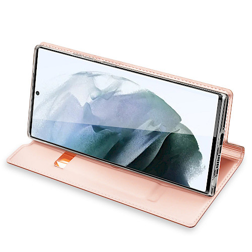 Premium DuxDucis® Skinpro Preklopna futrola za Samsung Galaxy S22 Ultra Pink