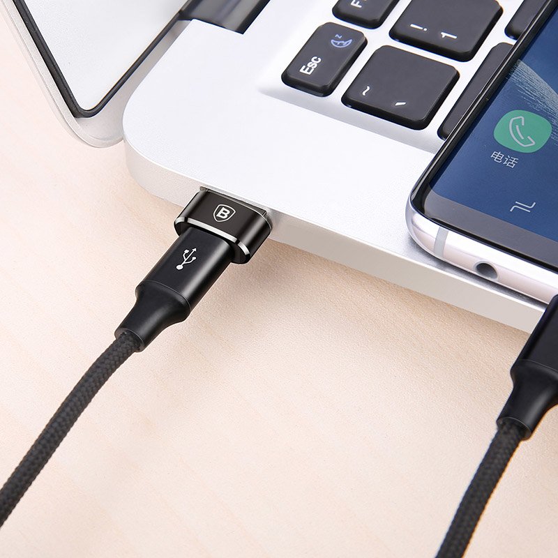Baseus® CAAOTG-01 Type C to USB OTG Adapter