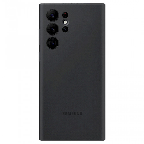 Silicone Clear Cover za Samsung Galaxy S22 Ultra Crni EF-PS908TBEGWW