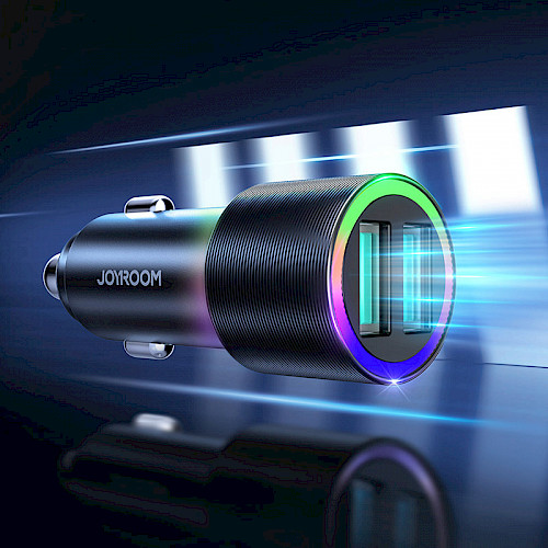 JOYROOM® JR-CL10 Brzi Auto Punjač 2 x USB 4.8A Colorful