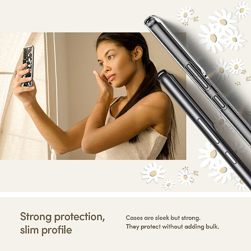 Spigen Samsung Galaxy A53 Case Cyrill Cecile White Daisy ACS04265