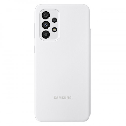 Original S View Wallet Cover Samsung Galaxy A33 5G Case White EF-EA336PWEGEE