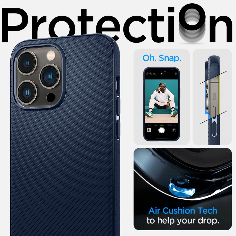 Spigen iPhone 14 Pro Case MAG Armor Matte Blue ACS04990