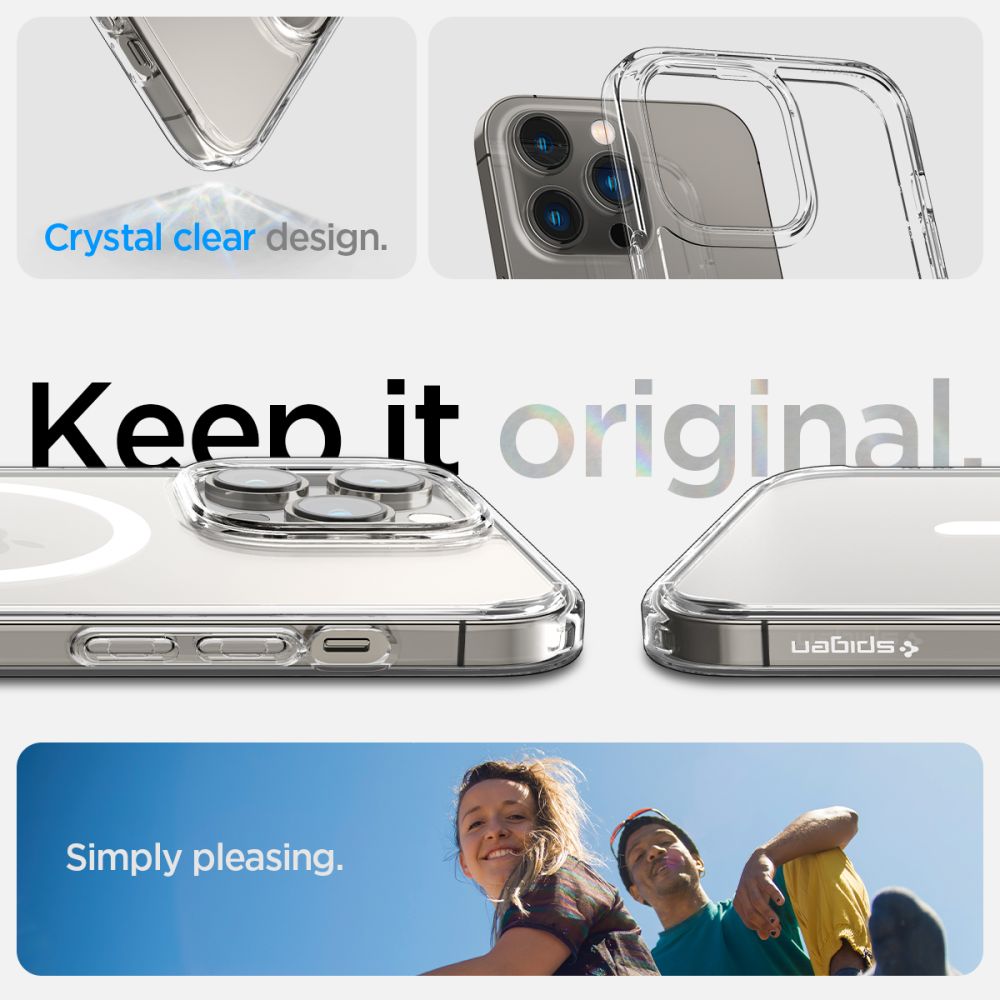 Spigen iPhone 14 Pro Case Ultra Hybrid MAG Crystal Clear ACS04969