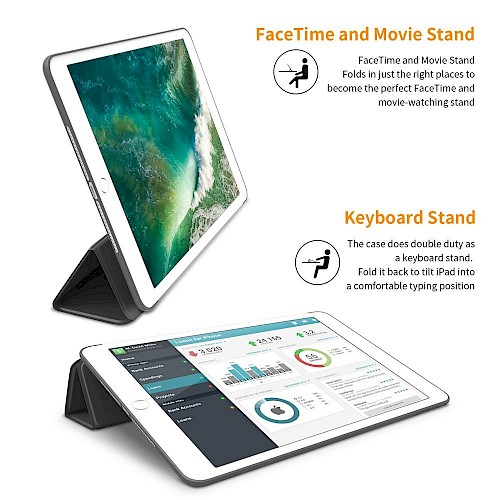 Tech-Protect® SmartCase Futrola za iPad Air 2 Crna