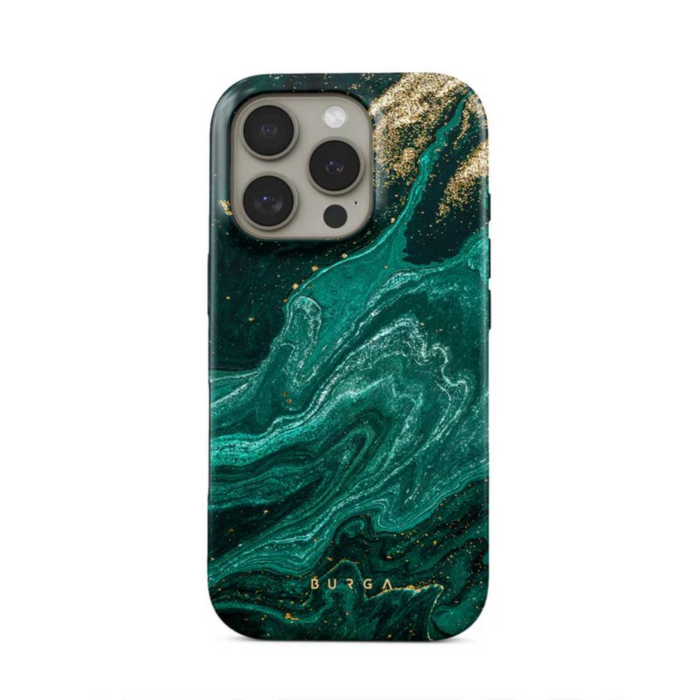 Premium Burga Tough maskica za iPhone 15 Pro Max Emerald Pool
