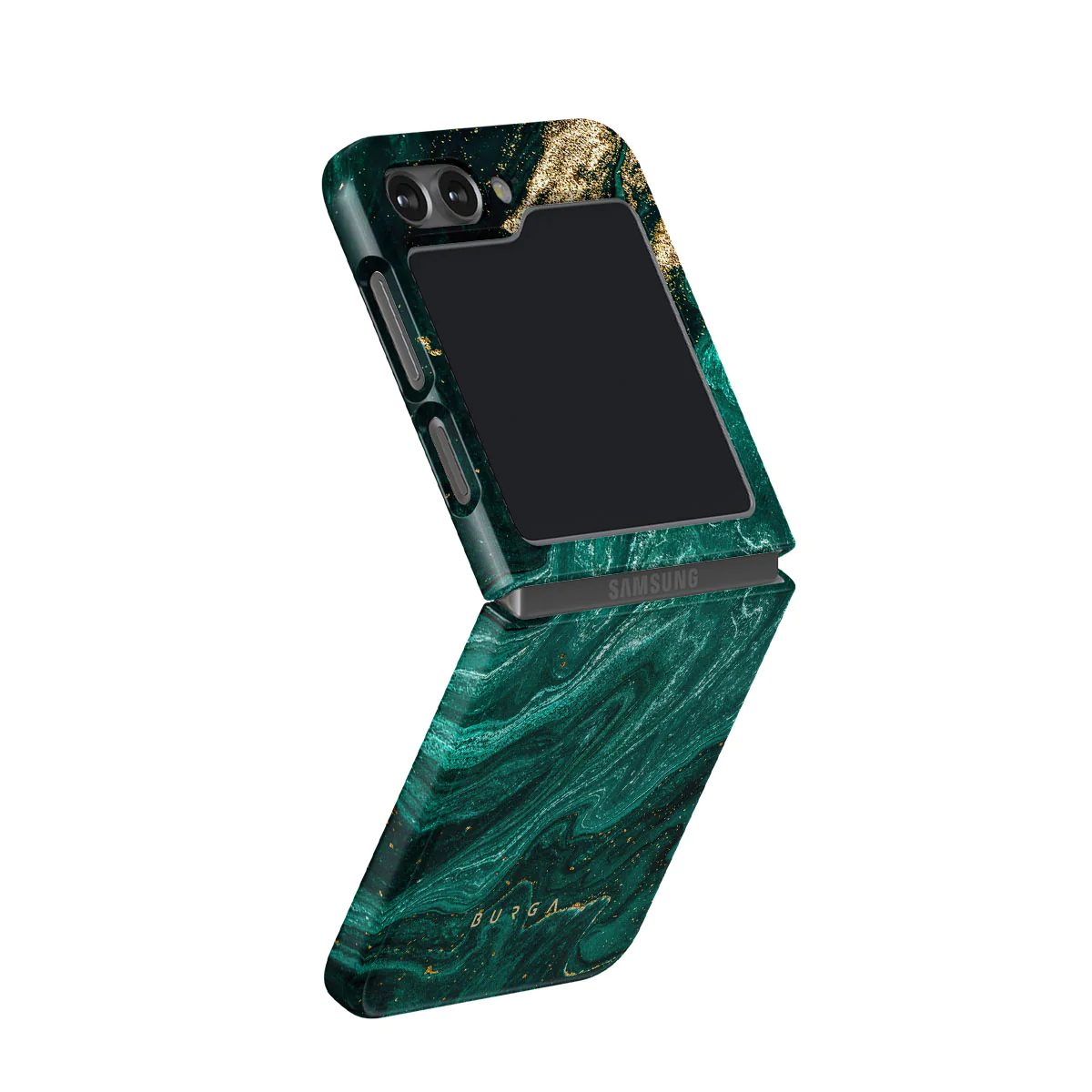 Premium Burga Snap maskica za Samsung Galaxy Z Flip5 Emerald Pool