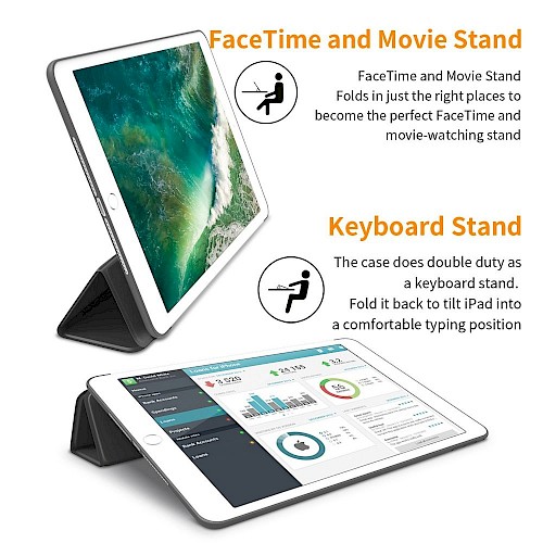 Tech-Protect® SmartCase Futrola za iPad 9.7 2017/2018 Crna