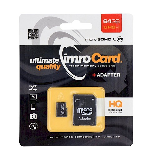 Micro SD Memorijska Kartica 16GB ImroCard® Class 10 SDHC