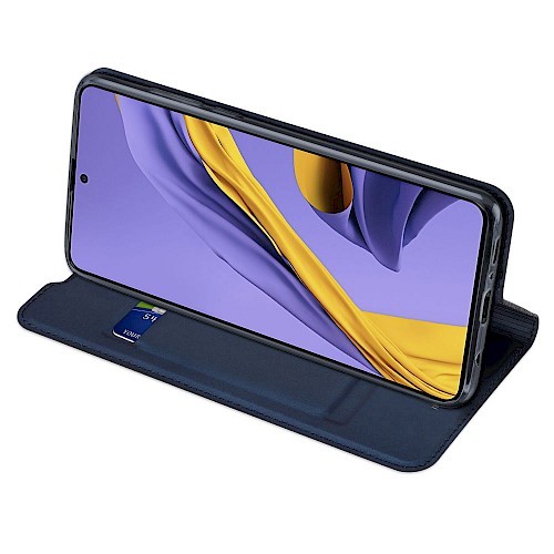 Premium DuxDucis® Skinpro Preklopna futrola za Samsung A51 Plava