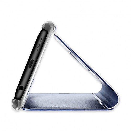 Clear View Standing Cover za Samsung Galaxy S10 Plus Srebrni