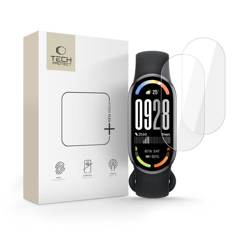 Tech-Protect® Hydroflex Pro+ Premium Zaštitna folija za Xiaomi Smart Band 8/9/10/NFC 2kom (prozirni rub)