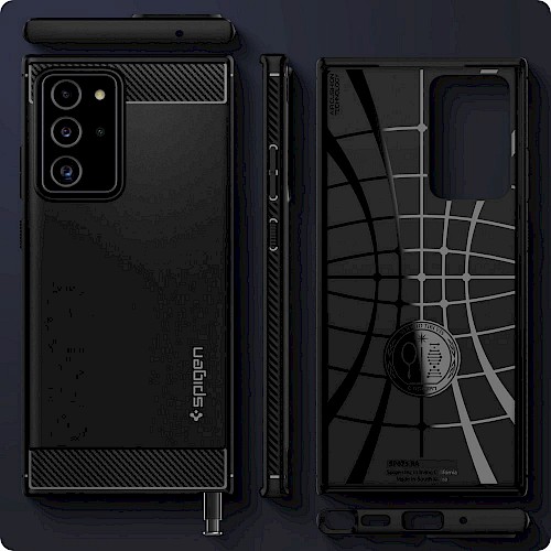 Spigen Samsung Galaxy Note 20 Ultra Case Rugged Armor Black ACS01391