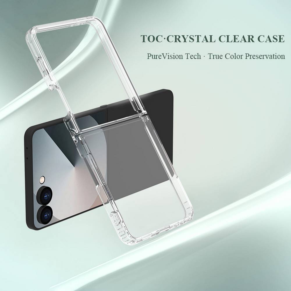 LeReach® TOC Maskica za Samsung Galaxy Z Flip7 Prozirna