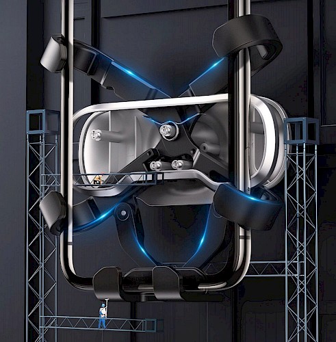 Ugreen® 80539 Gravitacijski univerzalni auto stalak za ventilaciju crni