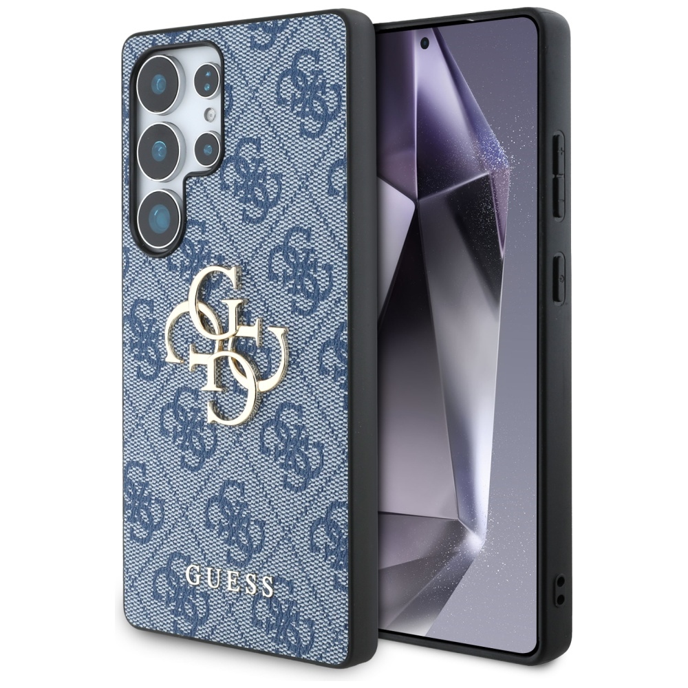 Guess® Big 4G Classic Logo maskica za Samsung Galaxy S25 Ultra Plava