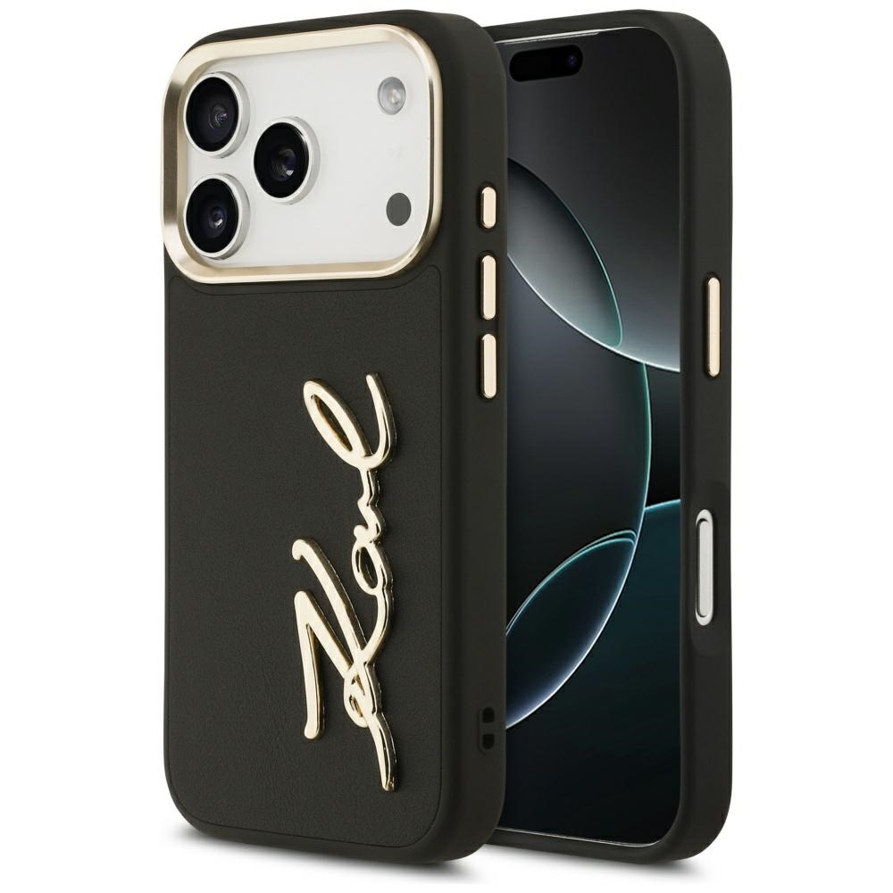 Karl Lagerfeld® Script maskica za iPhone 17 Pro Crna