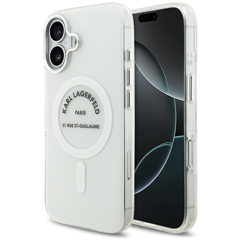 Karl Lagerfeld® IML RSG MagSafe maskica za iPhone 17 Prozirna