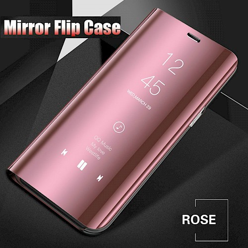 Clear View Standing Cover za Huawei P30 Pro Pink