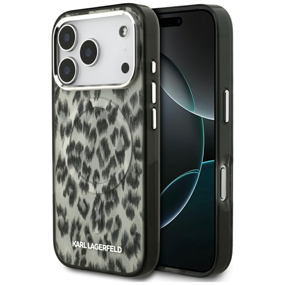 Karl Lagerfeld® IML Leo MagSafe maskica za iPhone 17 Pro Smeđa