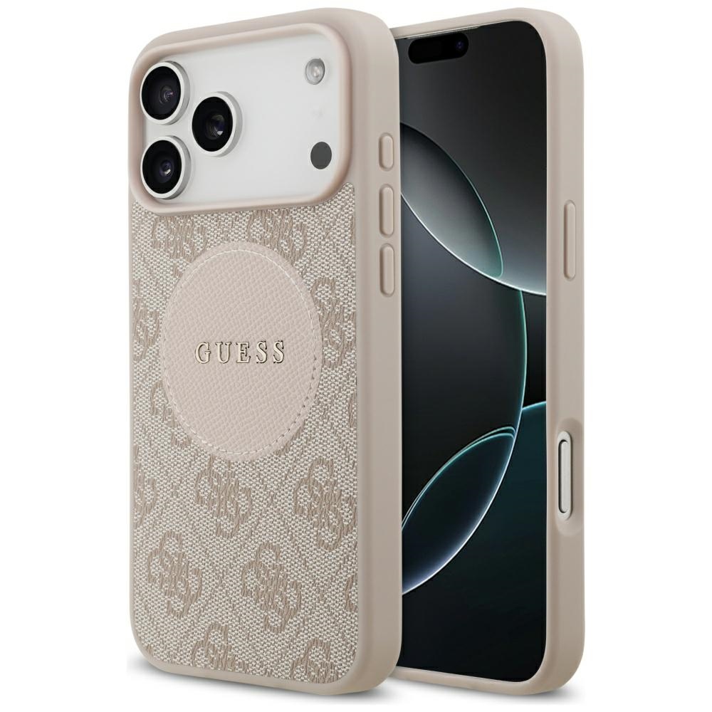 Guess® 4G Circle Classic Logo MagSafe maskica za iPhone 17 Pro Max Pink
