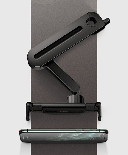 Baseus® SULR-A01 Univerzalni auto stalak za mobitel i tablet (stražnje sjedalo) crni