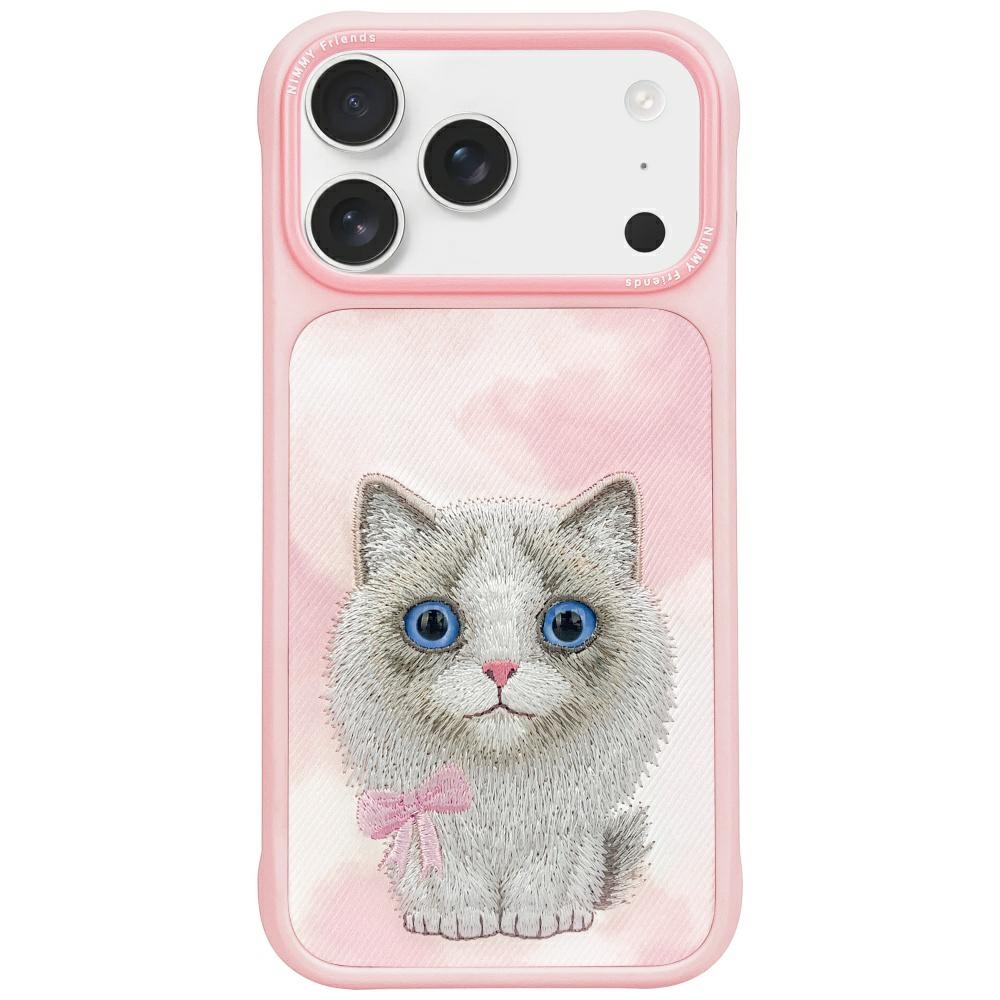 Nimmy Big Eyed Pet Cat maskica za iPhone 17 Pro Max Pink