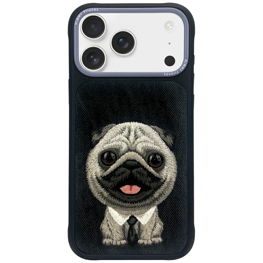 Nimmy Big Eyed Pet Dog maskica za iPhone 17 Pro Max Crna