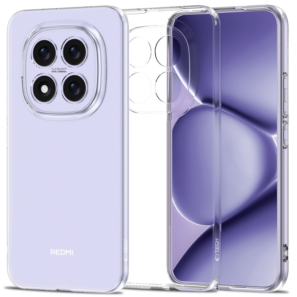 Tech-Protect® Flexair Silikonska maskica za Xiaomi Redmi Note 15 Pro 5G Prozirna