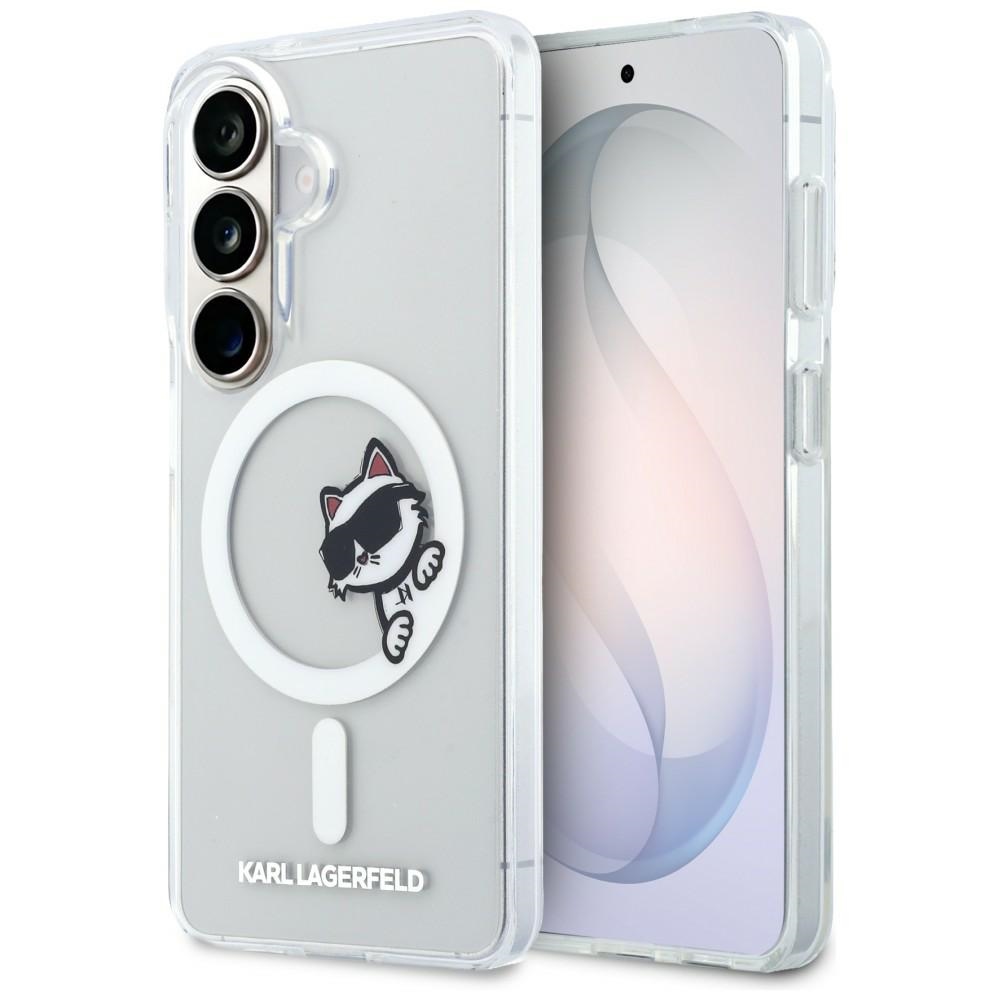 Karl Lagerfeld® IML Peekaboo Choupette MagSafe maskica za Samsung Galaxy S26 plus Prozirna