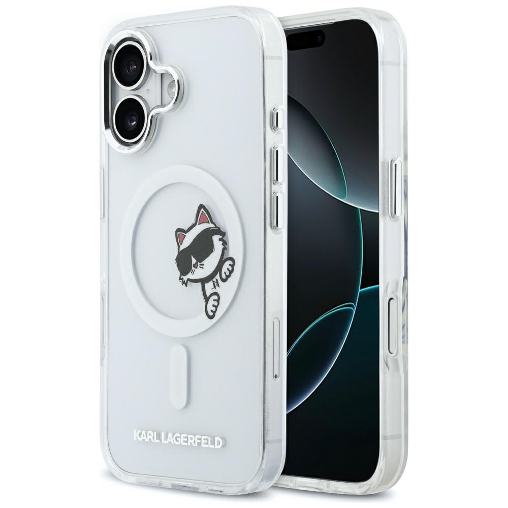 Karl Lagerfeld® IML Peekaboo MagSafe maskica za iPhone 17 Prozirna