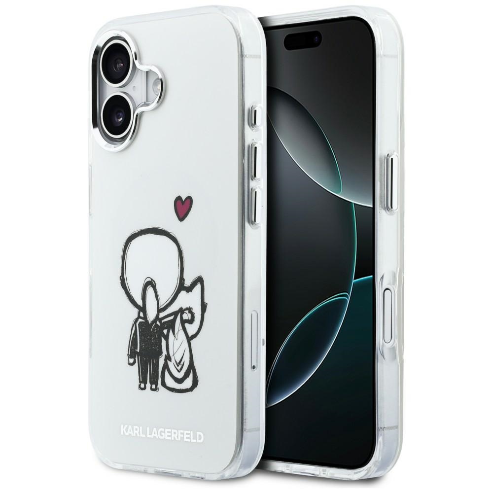 Karl Lagerfeld® Karl&Choupette MagSafe maskica za iPhone 17 Prozirna