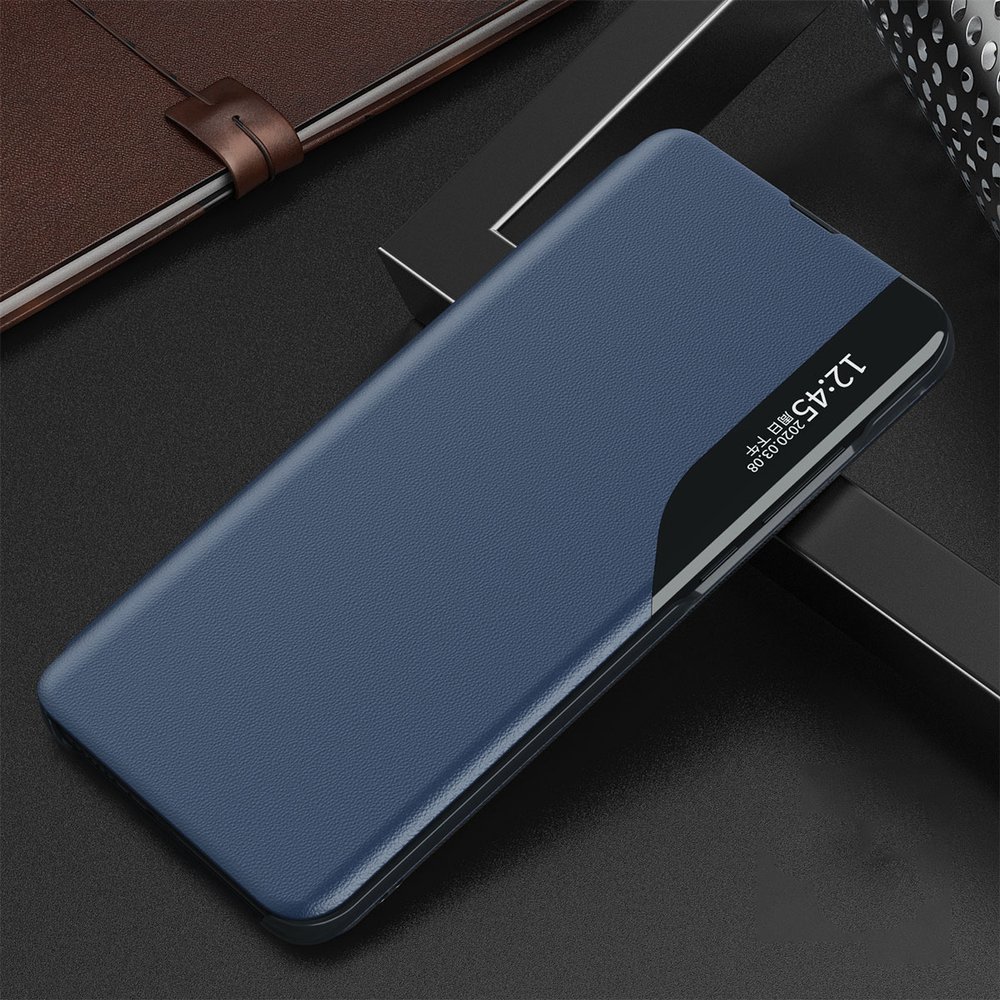 Side Clear View Standing Cover za Samsung Galaxy A57 Plavi