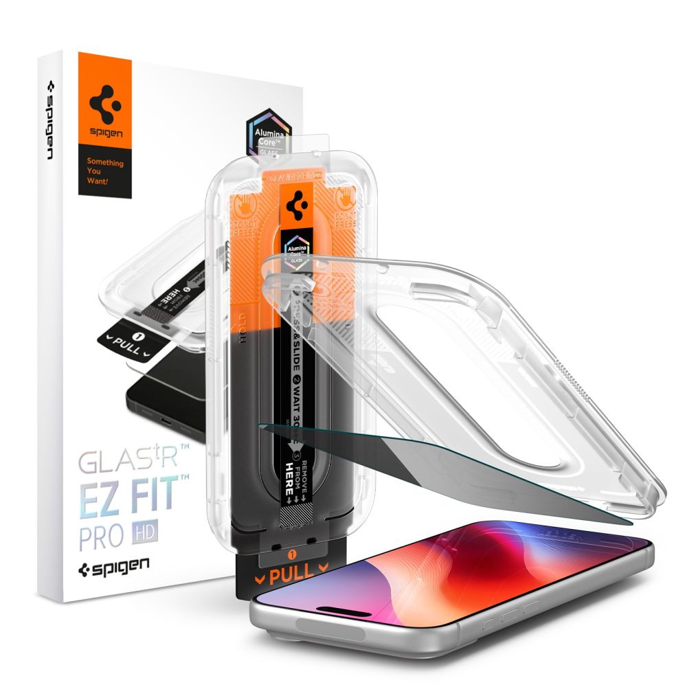 Spigen 10H+ ”EZ FIT” Zaštitno staklo za iPhone 18 Pro Max AGL12034 (Privacy)