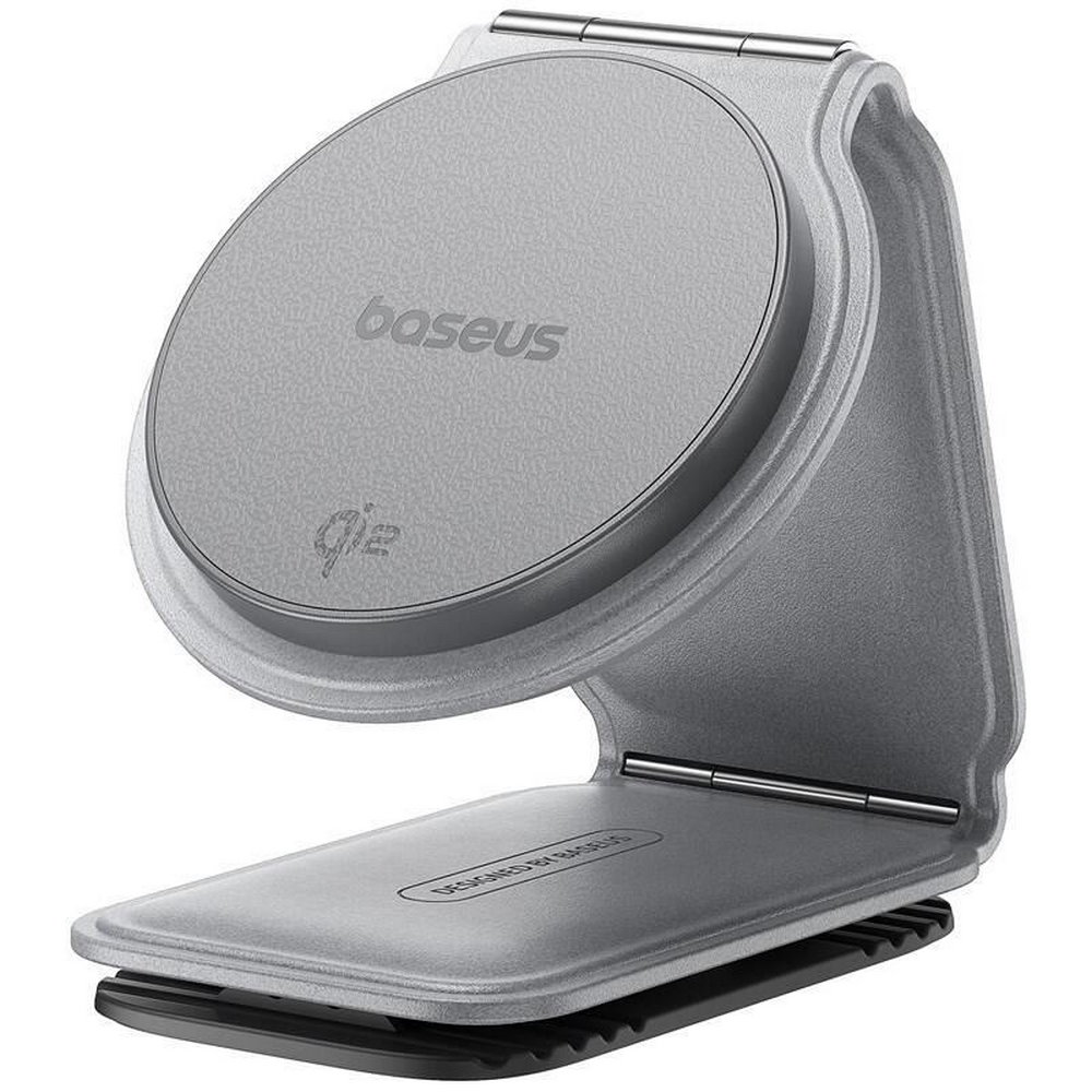 Baseus® C40169003831-00 PrimeTrip C02 Magnetni MagSafe Qi2 15W auto stalak za kontrolnu ploču Sivi