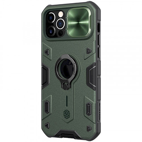 Nillkin® Camshield Armor Case iPhone 12/12 Pro Zelena