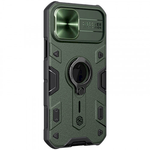 Nillkin® Camshield Armor Case iPhone 12/12 Pro Zelena