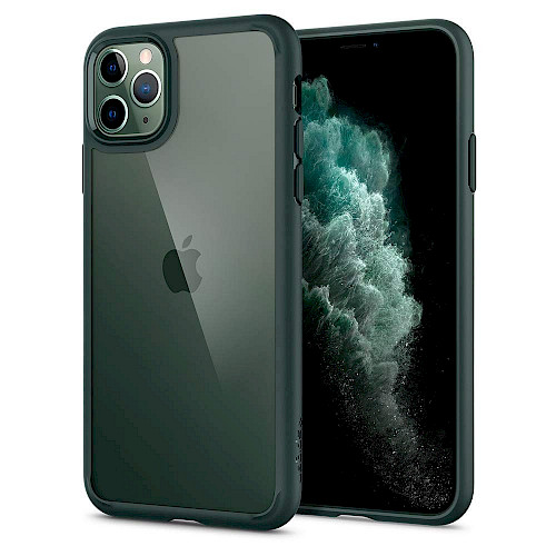 Spigen iPhone 11 Pro Case Ultra Hybrid Midnight Green ACS00417