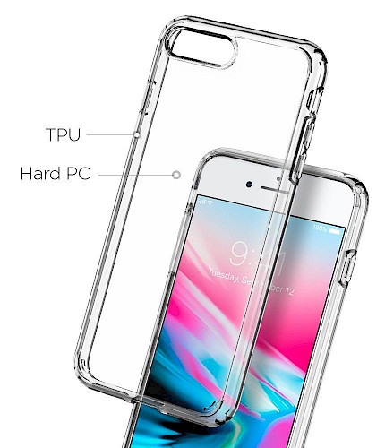 Spigen iPhone 7/8 Plus Case Ultra Hybrid Crystal Clear 043CS21052