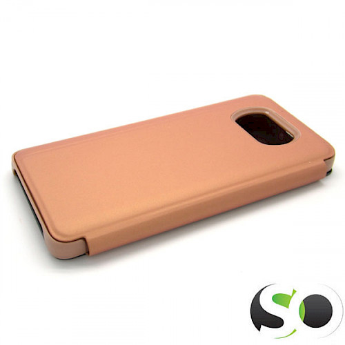 Clear View Standing Cover za Xiaomi Poco X3 Pink