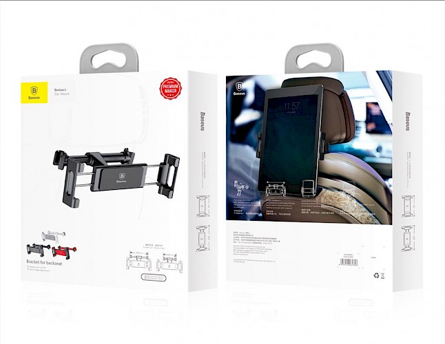 Baseus Univerzalni auto stalak za mobitel i tablet (stražnje sjedalo) crni