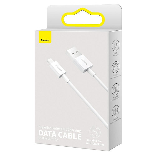 Baseus® CAMYS-02 Micro USB Kabel 1M bijeli